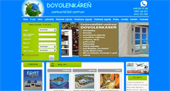 Desktop Screenshot of dovolenkaren.com